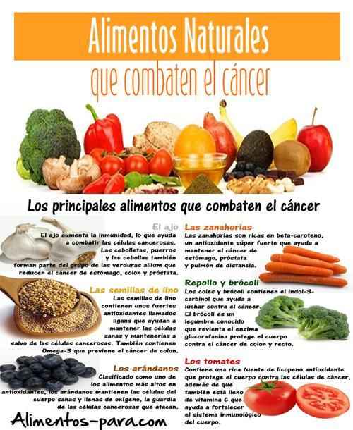 6 Alimentos para combatir el cáncer